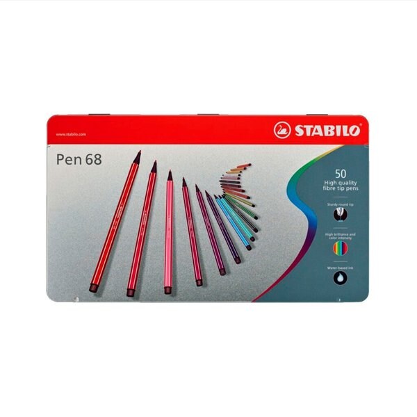 STABILO Faserschreiber Pen 68 50er Metalletui Image