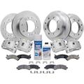 2006-2007 GMC Savana 2500 Front and Rear Brake Pad Rotor and Caliper Set - Detroit Axle