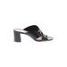 Botkier Mule/Clog: Black Print Shoes - Women's Size 7 - Open Toe