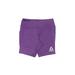 Reebok Athletic Shorts: Purple Print Activewear - Women's Size 7