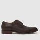 schuh rade formal toe cap shoes in brown