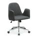 Wrought Studio™ Macdonald Task Chair Upholstered/Metal in Gray | 32.68 H x 22.24 W x 23.62 D in | Wayfair 0A68550B0E5347808E5FE67CB2B3C0ED