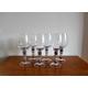 Retro Bobble Stem Wine Glasses, Set of Six | 90s Wine Glasses, Decorative Glass, Retro Glasses, Drinking Glasses, Home Dining