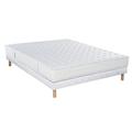 Ensemble Matelas mousse Sommier Tradition et Pieds 130x210