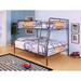 Brantley Full XL/Queen Bunk Bed in Sandy Black & Dark Bronze Hand-Brushed