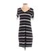 White House Black Market Casual Dress: Black Stripes Dresses - Women's Size 2X-Small