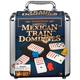 Mexican Train Dominoes Game in Aluminum Carry Case, for Families and Kids Ages 8 and up