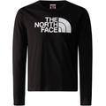 Langarmshirt THE NORTH FACE "TEEN Long Sleeve EASY TEE - für Kinder" Gr. S (122/128), schwarz (black) Kinder Shirts Tops