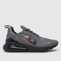 Nike air max 270 trainers in grey & black