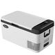 Yolco WX18 Kühlbox Kühlschrank Gefrierbox Mini tragbare Elektrische Kühlbox mit Kompressor 12/24V DC für Auto, LKW, Boot und Steckdose mit USB-Anschluss, -20℃-20℃, White