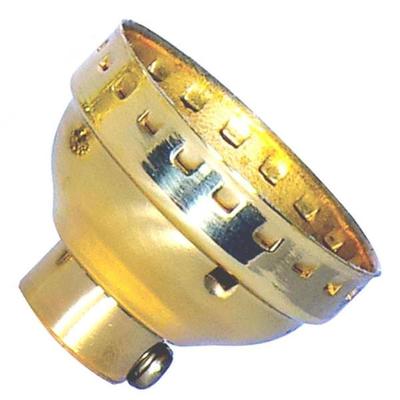 Satco 81287 - 3 Piece Polished Brass Cap With Paper Liner (80-1287)