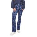 Joe Browns Damen Sloe Joes Yoga Blumenmuster, hohe Taille, ausgestellt, Baumwolle Leggings, blau, 38