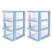 Storage box 2Pcs Desktop Storage Boxes Sundries Organizers Drawer Type Storage Boxes