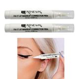2 Pc Fix It Up Makeup Corrector Pen Fixes Smudges Perfecting Cosmetic Beauty