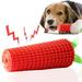 Dog Chew Toys for Aggressive Chewers Likaty Indestructible Squeaker Dog Toy Puppy Chew Teething Toys for Large Medium Small Dogs Red