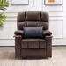 MCombo Medium Dual Motor Power Lift Recliner Chair with Massage and Heat for Elderly People, Faux Leather 7679