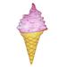Inflatable ice cream cones Inflatable Ice Cream Cones for Swimmig Pool Beach Parties Birthdays Party Favors Size - 92CM (Pink)