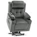 Latitude Run® Power Reclining Massage Chair in Blue | 42.5 H x 35.8 W x 38.6 D in | Wayfair 35833912E1CB46948F0A2CC7DFD7F970