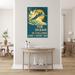 Trinx The Ocean Is Calling - 1 Piece Rectangle Graphic A The Ocean Is Calling On Canvas Graphic Art Canvas in Brown | Wayfair