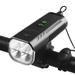 GoolRCwmdjBike Front with Horn 1000 Lumens USB Rechargeable Headlight Waterproof Cycling Night Riding 8 Modes