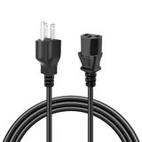 Aprelco 6ft AC Power Plug Cord Cable Compatible with BenQ W1070 Portable 3D 1080p DLP Projector