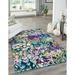 Unique Loom Celosia Bloom Rug Rectangle 9 0 x 12 2 Multi Modern Floral Living Room Bed Room Dining Room