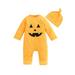 Shuttle tree Infant Baby Girl Boy Halloween Outfit Pumpkin Romper Jumpsuit Fancy Clothes