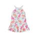 Frobukio Toddler Kids Girls Summer Dress Casual Beach Dress Sleeveless Animal Print Spaghetti Strap Dresses