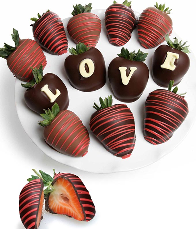 Send Flowers - Sweet LOVE Chocolate Covered Strawberries