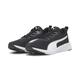 Laufschuh PUMA "Flyer Lite Laufschuhe Erwachsene" Gr. 43, schwarz-weiß (black white) Schuhe Laufschuhe