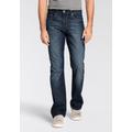 Bootcut-Jeans LEVI'S "527 SLIM BOOT CUT" Gr. 36, Länge 30, blau (comin round the moun) Herren Jeans Bootcut