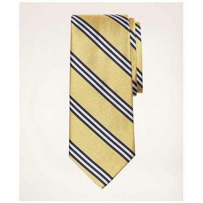 Brooks Brothers Men's Rep Tie | Gold/Navy | Size R...