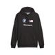 Kapuzenpullover PUMA "BMW M Motorsport Fleece Hoodie Erwachsene" Gr. S, schwarz (black) Herren Pullover Kapuzenpullover