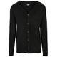 Strickjacke URBAN CLASSICS "Herren Light Raglan Cardigan" Gr. S, schwarz (black) Herren Strickjacken