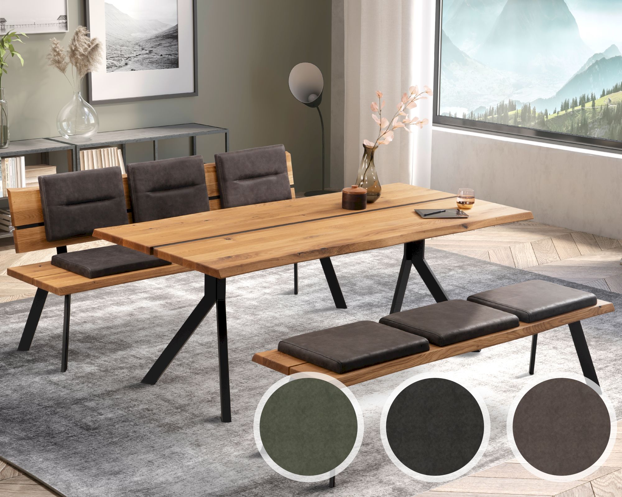 Schösswender »Vigo 100« Essgruppe V Macy 46 anthracite Image