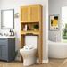 Bathroom Organization Shelving - Washing Machine Rack Natural Painted - Natural