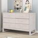 Pristine Solid Wood 6-Drawers Dresser for Bedroom Living Room