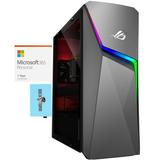 ASUS GL10DH Gaming/Entertainment Desktop PC (AMD Ryzen 7 3700X 8-Core NVIDIA GTX 1660 Ti 16GB RAM Win 10 Pro) with Microsoft 365 Personal Dockztorm Hub (Refurbished)