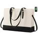 Lovevook Laptop Totes for Women Leather Waterproof Work Bag Fit 15.6 inch Computer Handbags Shoulder Bags for Laptop Women