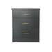 Forest Designs 3 - Drawer Nightstand Wood in Brown | 30 H x 25 W x 18 D in | Wayfair 3035GN-OG