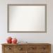 Red Barrel Studio® Wood Framed Wall Mounted Accent Mirror in Satin Wood in Brown | 30 H x 41 W x 3 D in | Wayfair CC86B7F1D12D47CEB893392E83198273