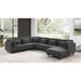 Multi Color Sectional - Wade Logan® Arezo 140" Wide Left Hand Facing Modular Corner Sectional Polyester | 34 H x 140 W x 104.5 D in | Wayfair