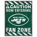 New York Jets 13" x 20" Fan Zone Metal Sign