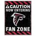 Atlanta Falcons 13" x 20" Fan Zone Metal Sign