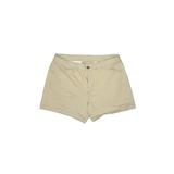 St. John's Bay Khaki Shorts: Tan Solid Bottoms - Women's Size 12