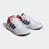 Sneaker ADIDAS SPORTSWEAR "HOOPS", Gr. 31, bunt (cloud weiß, core schwarz, bright rot), Synthetik, Textil, sportlich, Schuhe