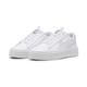 Sneaker PUMA "Smash Platform v3 Pop Up Sneakers Damen" Gr. 40, weiß (white matte silver gray metallic) Schuhe Sneaker