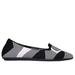 Skechers Women's Cleo 2.0 - Lady Sherlock Flats | Size 6.5 | Black/White | Textile | Vegan | Machine Washable