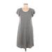 Gap Casual Dress - Shift: Gray Marled Dresses - Women's Size Medium