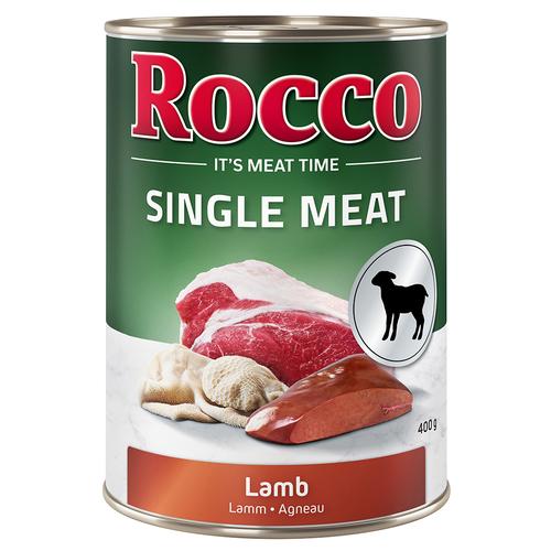 24x400 g Rocco Single Meat Hundenassfutter